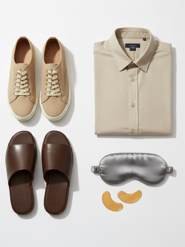 Men’s Neutral Beige Comfort & Style Combo – 5 Essential Items