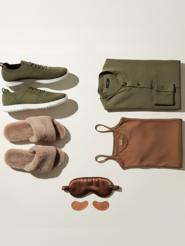 Unisex Earthy Olive Comfort & Style Combo – 6 Essential Items