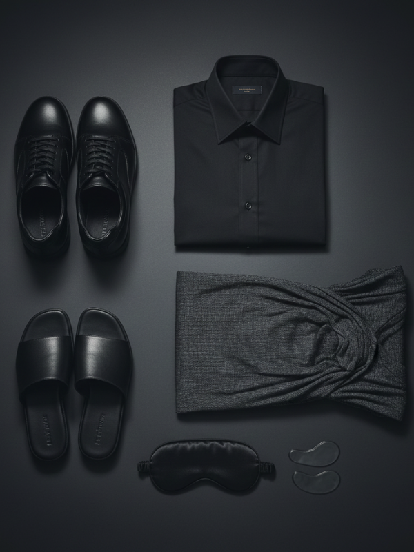 Unisex All-Black Comfort & Style Combo – 6 Essential Items